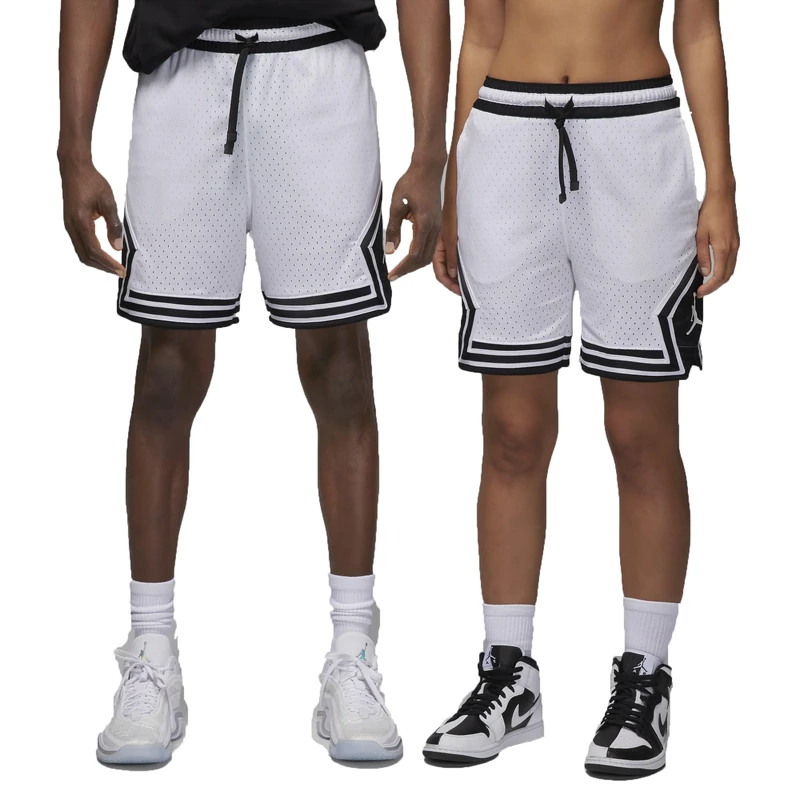 Nike Men's J Df SPRT Dmnd Shorts, White/Black/White/White, XXL