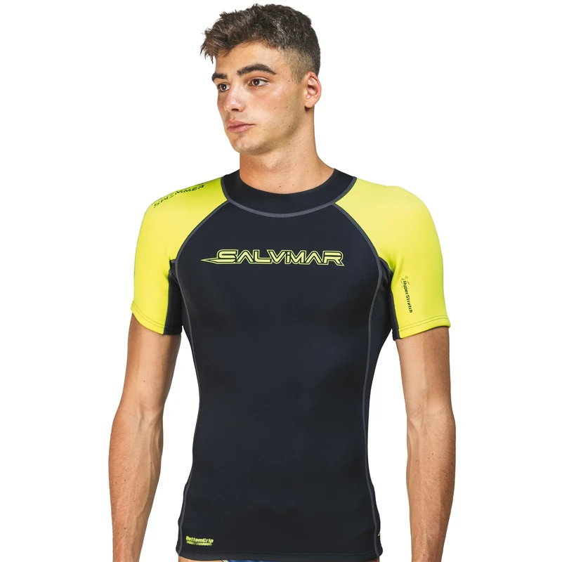 SALVIMAR Unisex - Adult Swimmer Neoprene Vest Black Neon Yellow XL