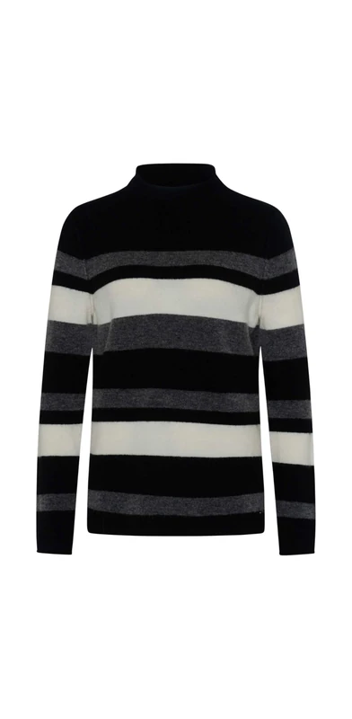 BRAX Women's Style Lee Pullover Sweater, Black, 14