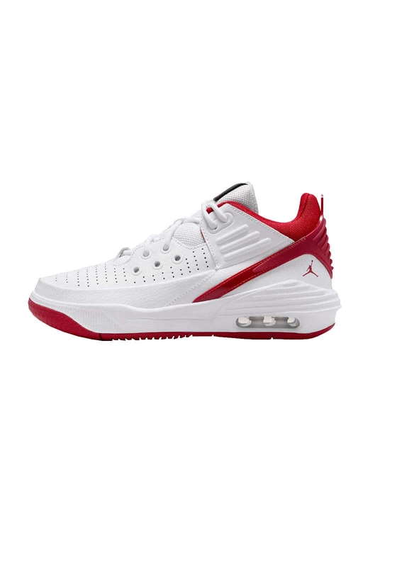 NIKE Jordan Max Aura 5 (GS) Sneaker White/Gym Red/Black 6 - Image 1