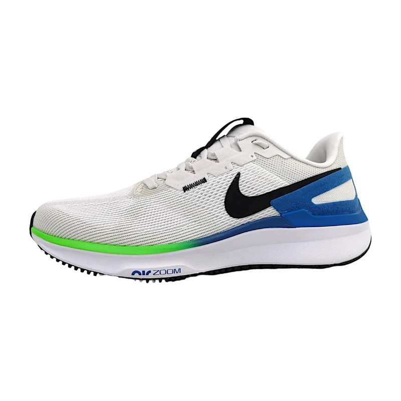 Nike Air Zoom Structure 25 Road Running Shoe White/Black/Platinum Tint/Star 7.5