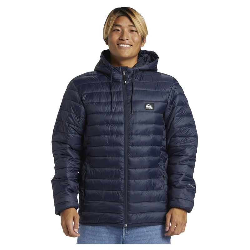 Quiksilver Men's Scaly Hood Jacket, Black, XS