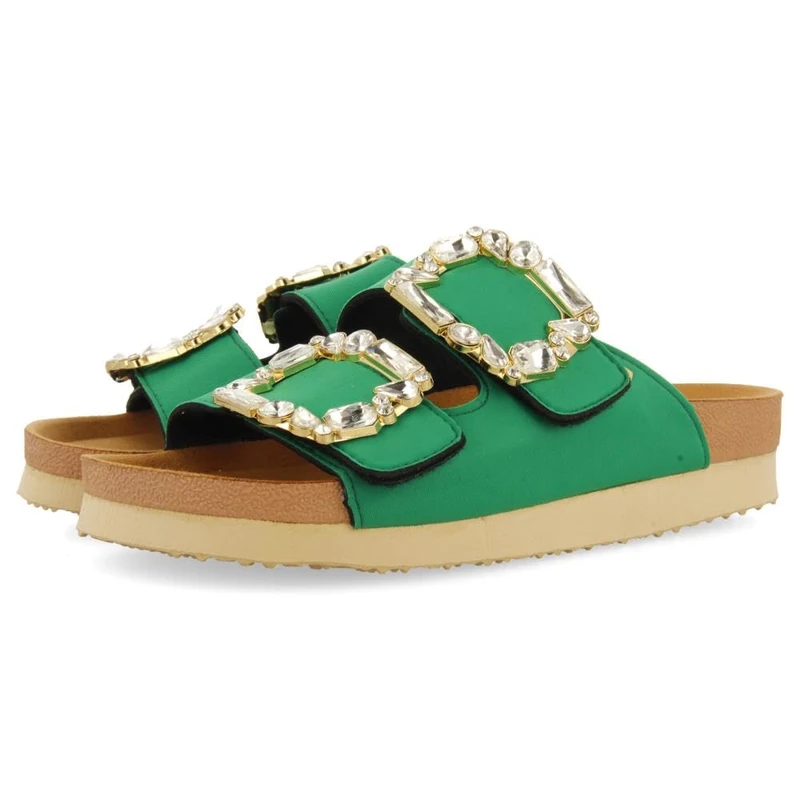 GIOSEPPO ADERKLAA, Women's Sandal, Green, 39 EU, green, 7 UK