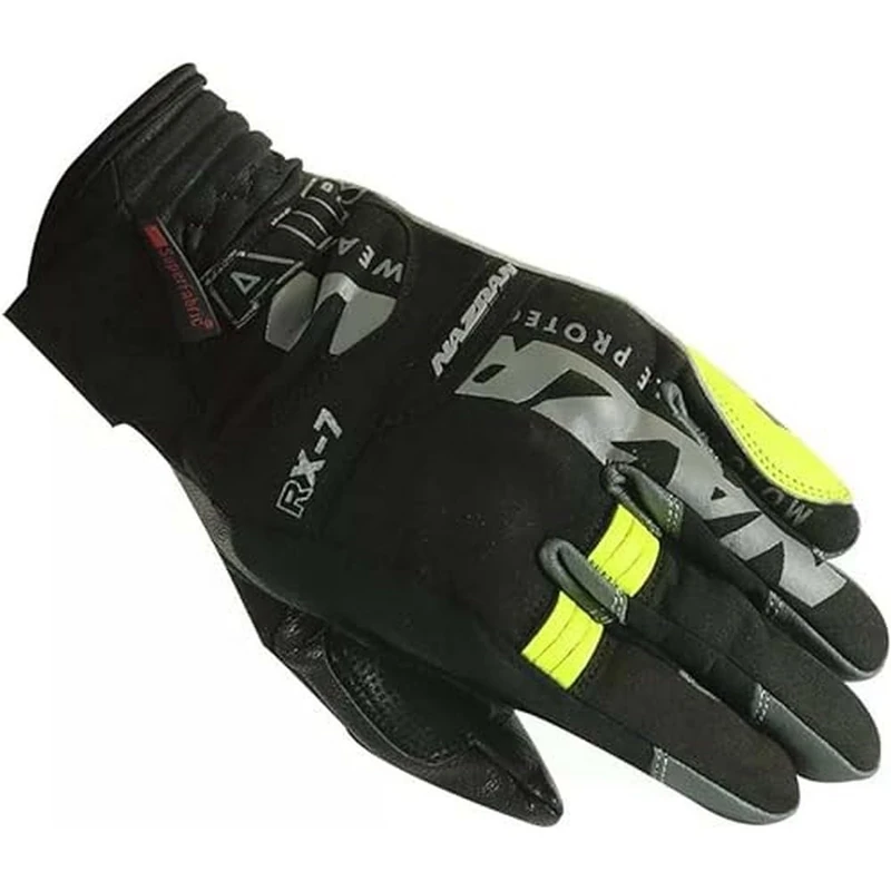 Nazran RX-7 2.0 Men's Motorcycle Gloves Black/Fluo M
