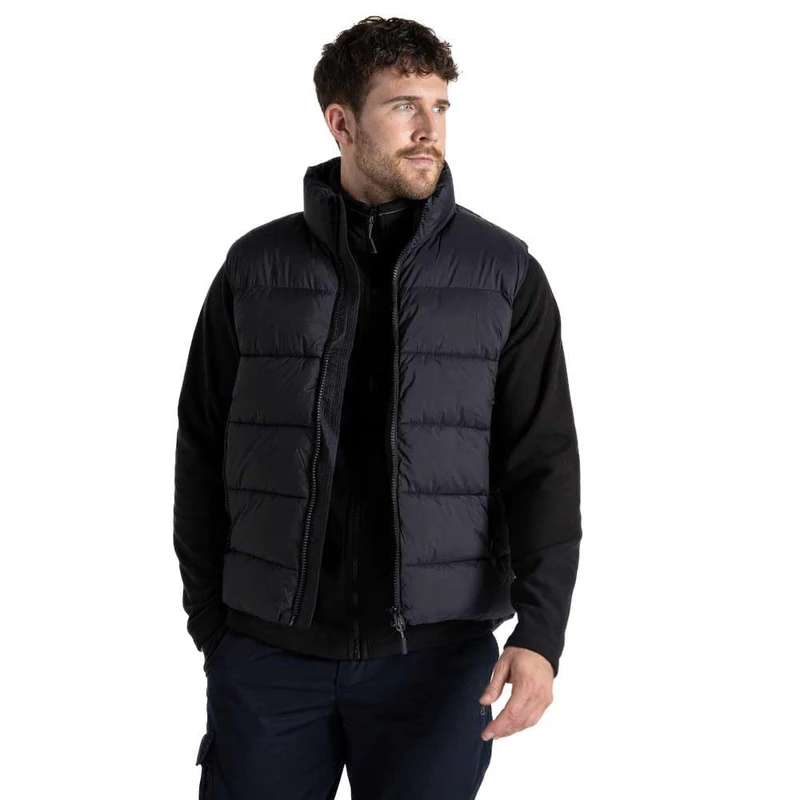 Craghoppers Men's Expert Winter Padded Vest Body Warmer, Water Repellent, Wind Resistant, Insulating, Anti Odour - Perfect for Outdoors, Walking, Hiking & Camping