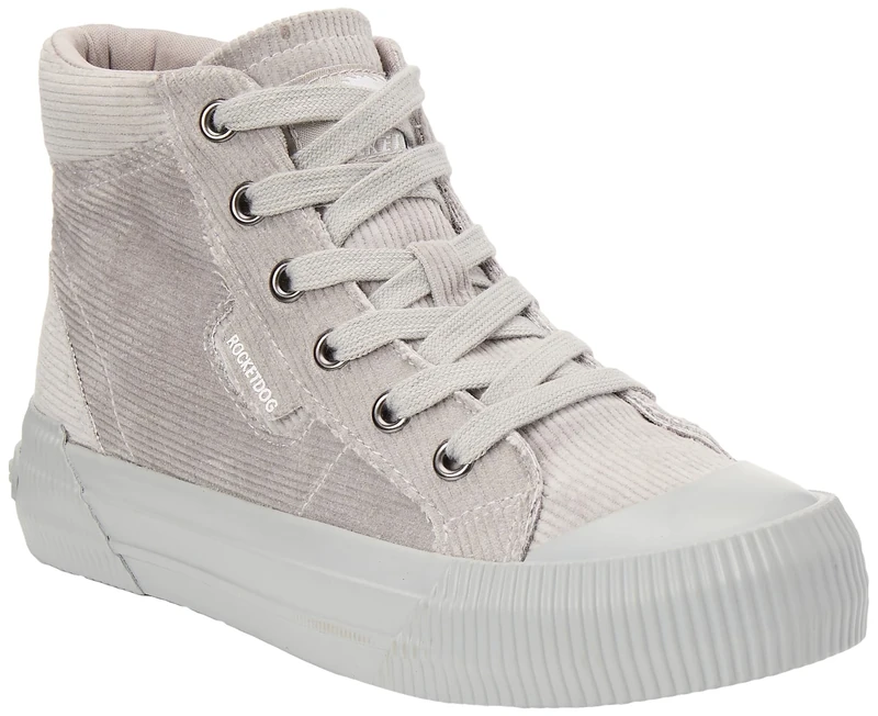 Rocket Dog Womens Cheery Hi Sneaker, Grey, 5 UK