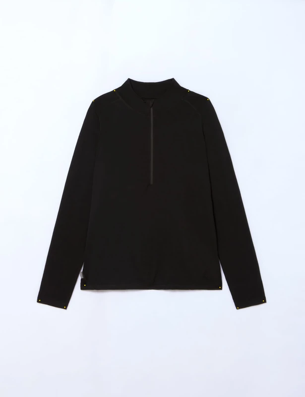 Craghoppers Mens Expert Merino Half Zip Long Sleeve Base Top, Black, S EU