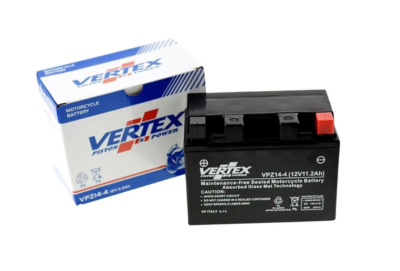 Vertex VP14-4 Sealed AGM Motorcycle/Powersport Battery, 12V, 12Ah, CCA (-18) 200, Compatiable with: CTX14-BS, Perfect battery for Motorcycle, ATV's, Personal Watercraft and Snowmobiles