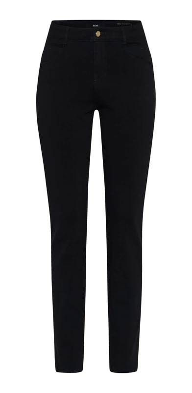 Brax Women's Style Shakira Free to Move Jeans, Clean Perma Black, 36W x 32L