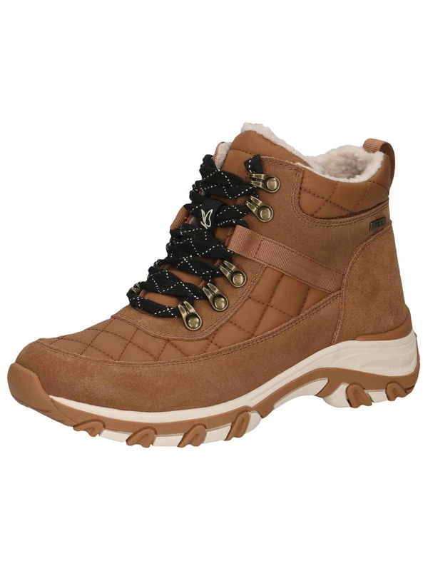 CAPRICE Women's Warm Lining 9-26227-43 Fashion Boots, Cognac Comb, 40 EU, Cognac Comb, 8 UK