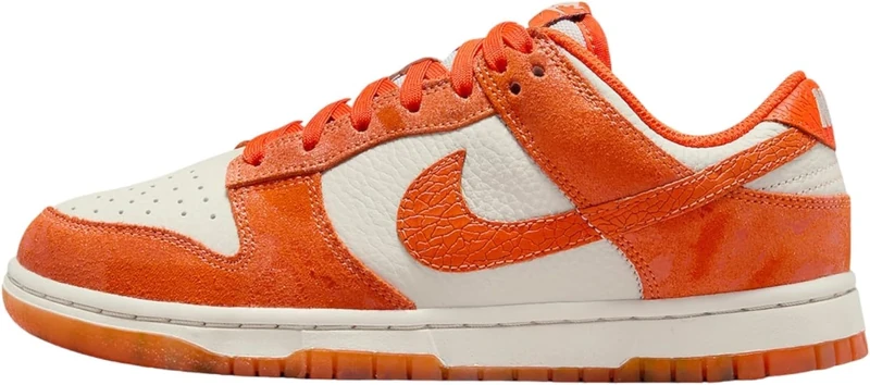 NIKE FN7773-001 Dunk Low Women Light Bone-Safety Orange-Laser Orange UK 13.5