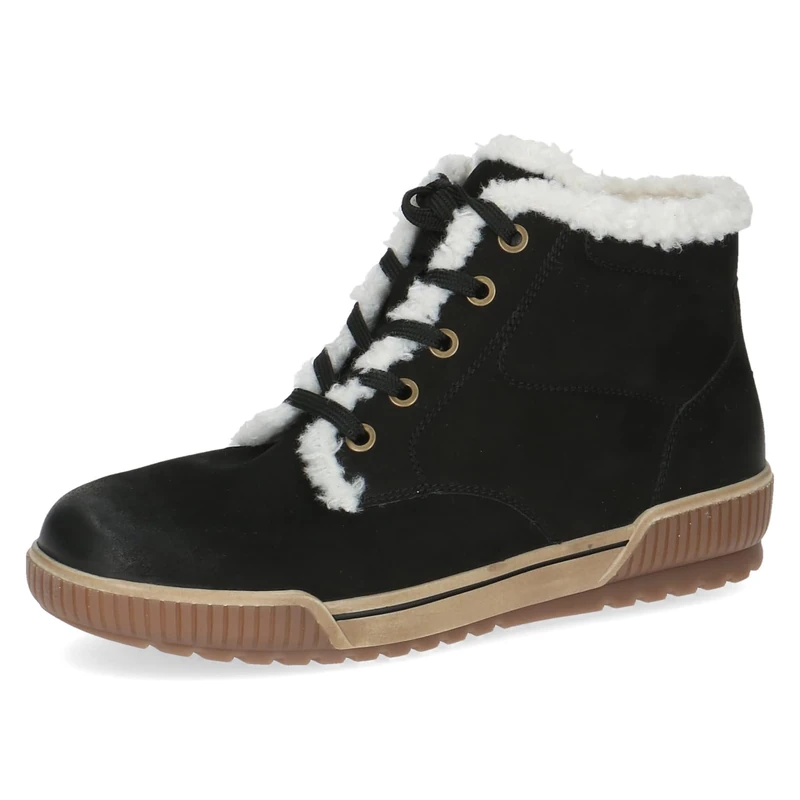 CAPRICE Women's Warm Lining 9-26206-43 Fashion Boots, Black NUBUC, 40.5 EU, Black Nubuck, 8.5 UK