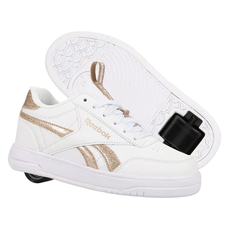 Heelys Womens Court Low Skate Shoe, White, 7 UK