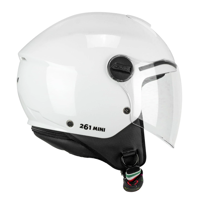 CGM YM Unisex Children's Mini Jet Helmet, White, YM (49-50 cm)