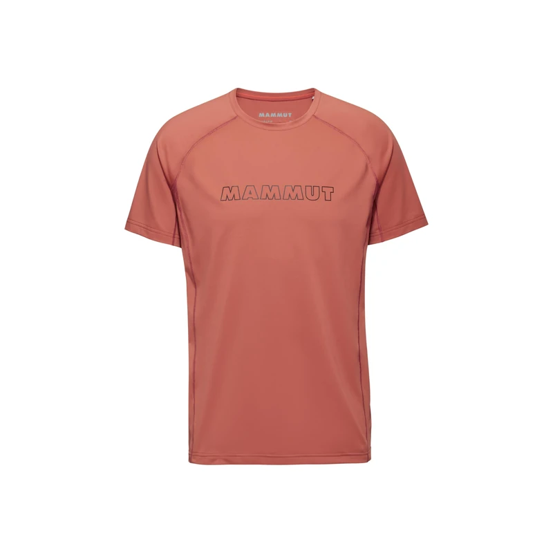 Mammut Mens Orange M Functional Top T-Shirt, Brick, M