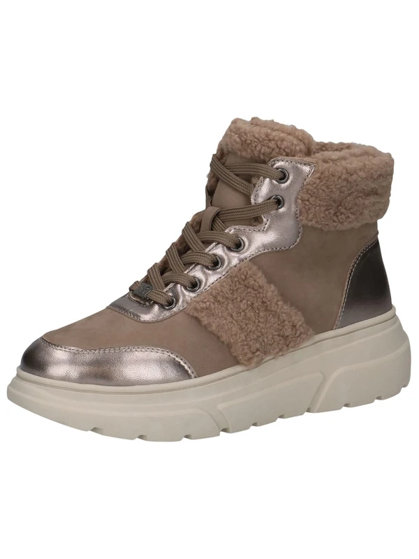 CAPRICE Women's Warm Lining 9-26212-43 Fashion Boots, Taupe Comb, 37 EU, Taupe, 5 UK