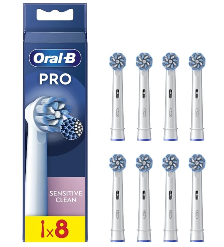 Oral-B Pro Sensitive Clean Electric Brush Tips, Pack of 8