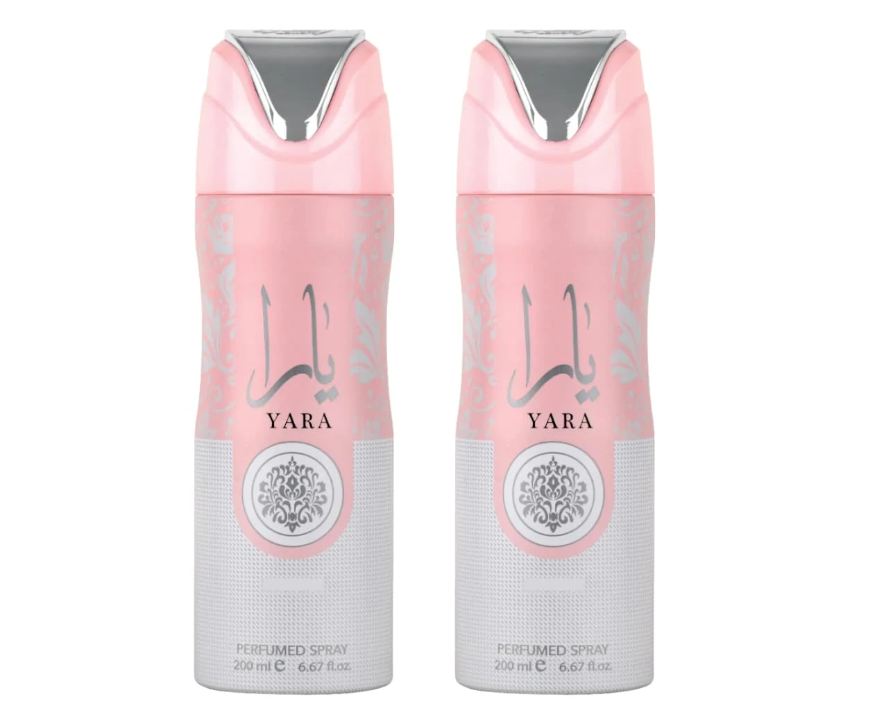 Sapphire's Choice - Yara Parfum | Body Spray 200ml | Vanilla, Sandalwood and Floral Fragrance | Arabian Oud Pink Perfume Spray for Women Pack of 2 Made in Dubai