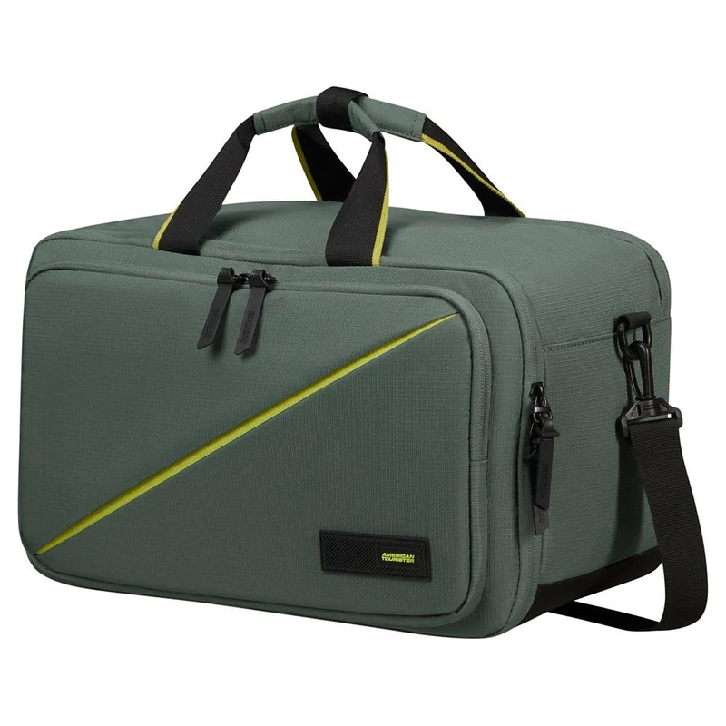 American Tourister Take2Cabin - Ryanair 3-Way Travel Bag, 40 cm, 25 L, Green (Dark Forest)
