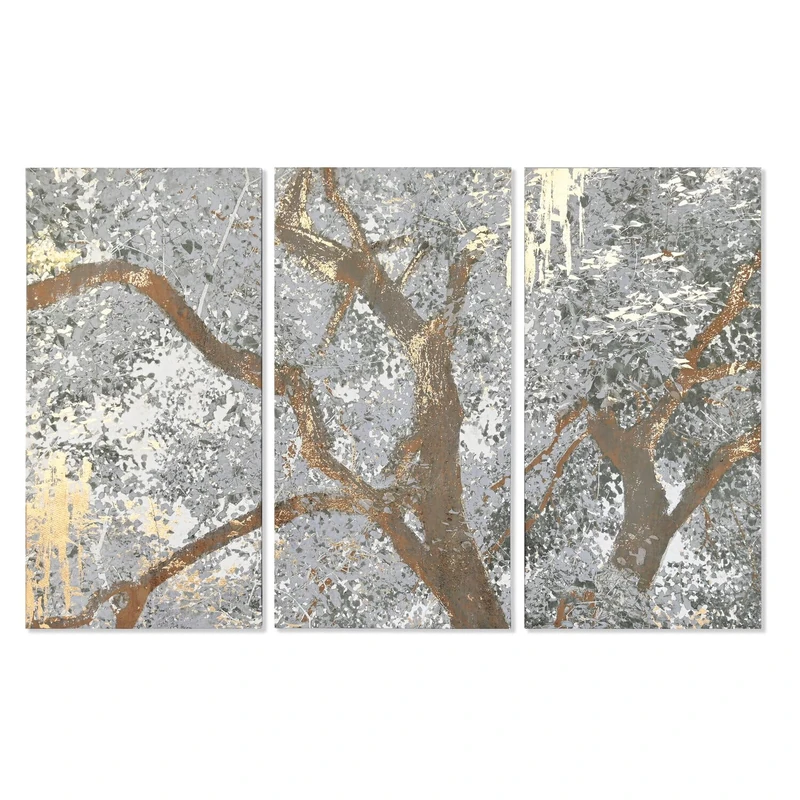 Cuadro Set of 3 Arbol MDF 150 x 3.8 x 100 cm - Image 1