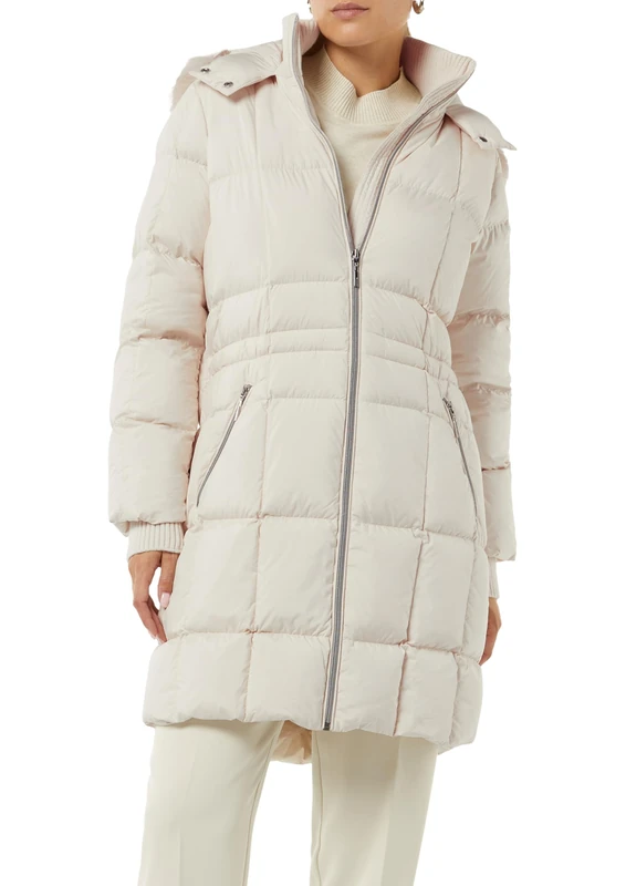 Comma Women's 2150919 Quilted Jacket with Lined Hood