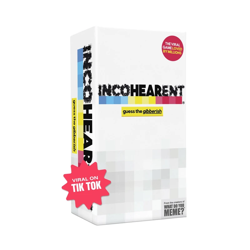 Incohearent Adult Party Game Edition 2, The Party Card Game Where You Compete to Guess The Gibberish, For Ages 17+ - Image 1