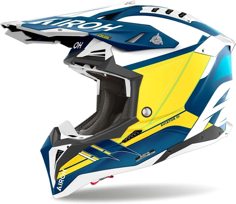AIROH Aviator 3 Saber Blue Matt XXL