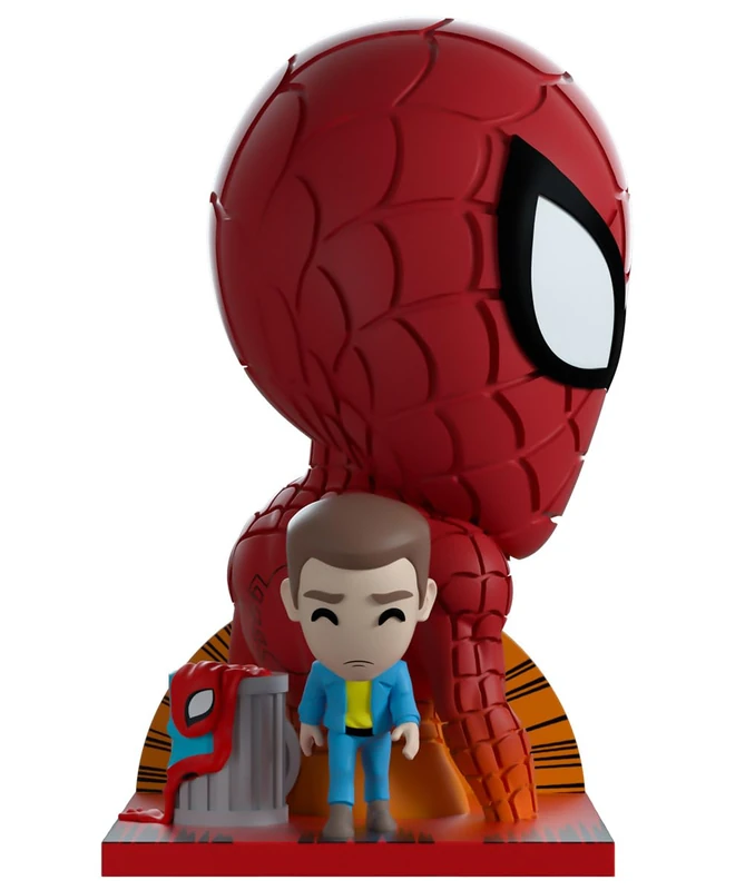 Youtooz Diorama Spiderm-Man Pulling Suit 11cm Figure - Image 1