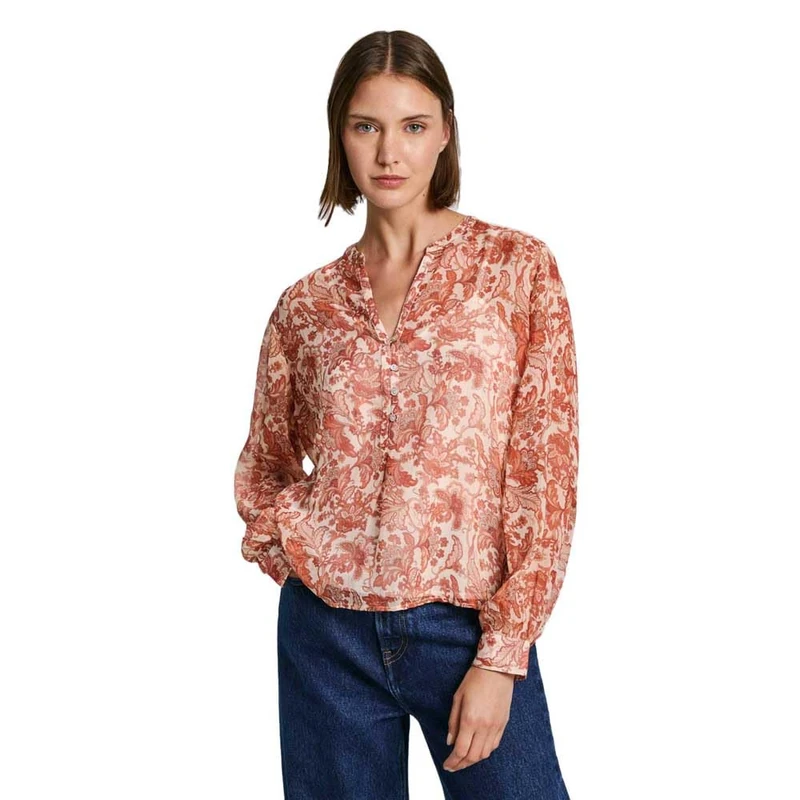 Pepe Jeans Women's Poemy, Shirt, Beige, XS