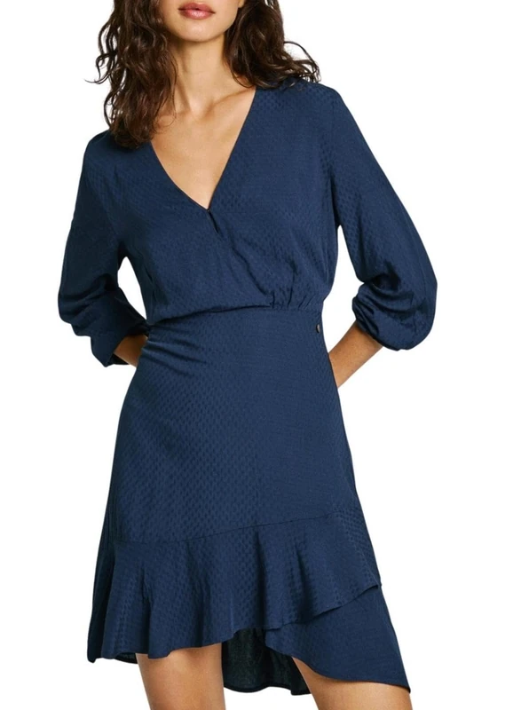 Pepe Jeans Women's Kendall, Dress, Blue, XL