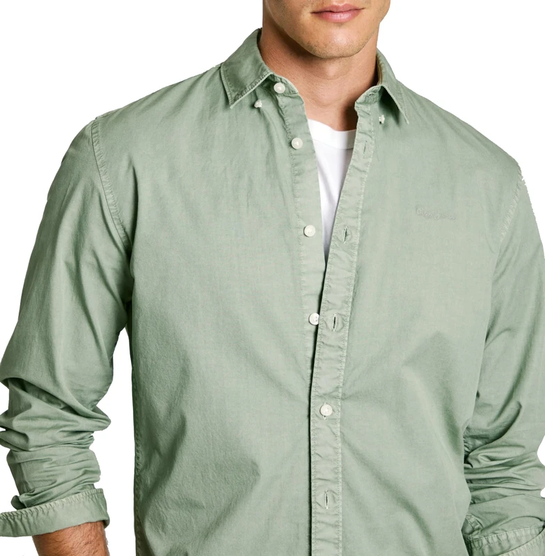 Pepe Jeans Men's Manley, Shirt, Green, XXL