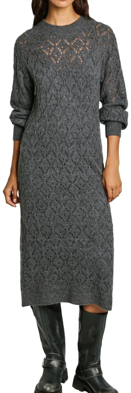 Pepe Jeans Women's Hailey Dress, Dress, Grey, XL