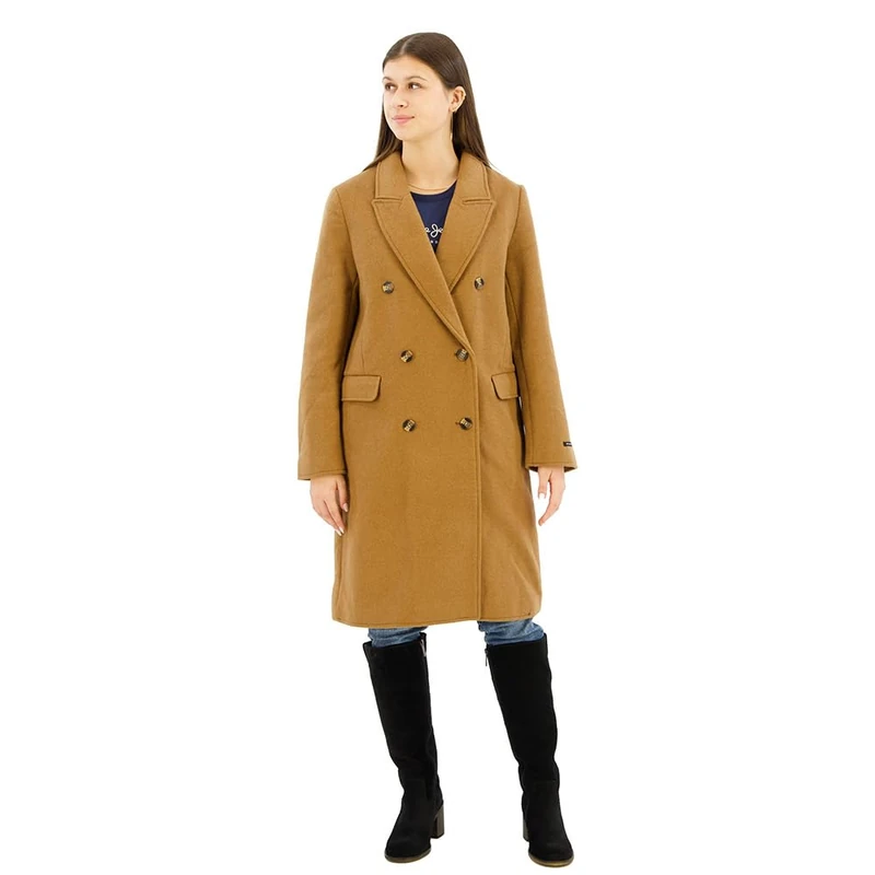Pepe Jeans Women's Beth, Jacket, Brown, M