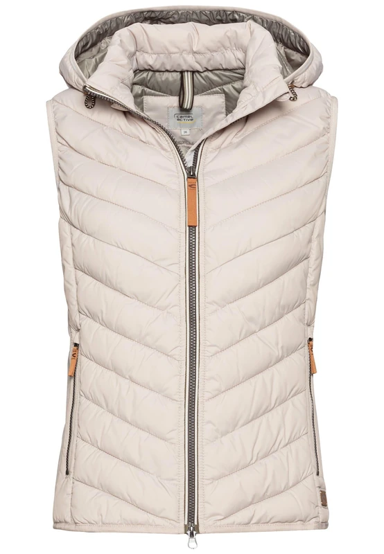 camel active Women's 360520-4r48 Jacket, Almond, 44