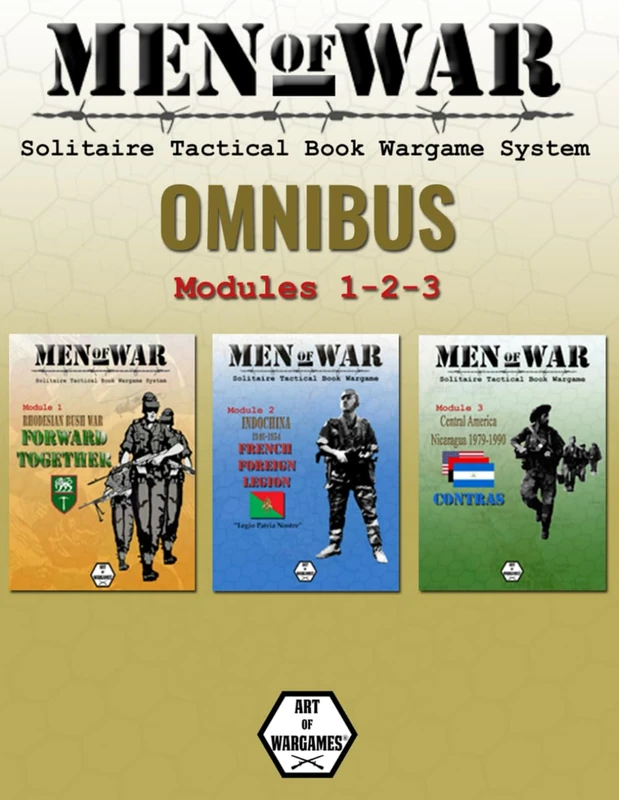 Men of War Solitaire Tactical Book Wargames OMNIBUS: Volume 1 Modules 1,2 & 3 - Image 1