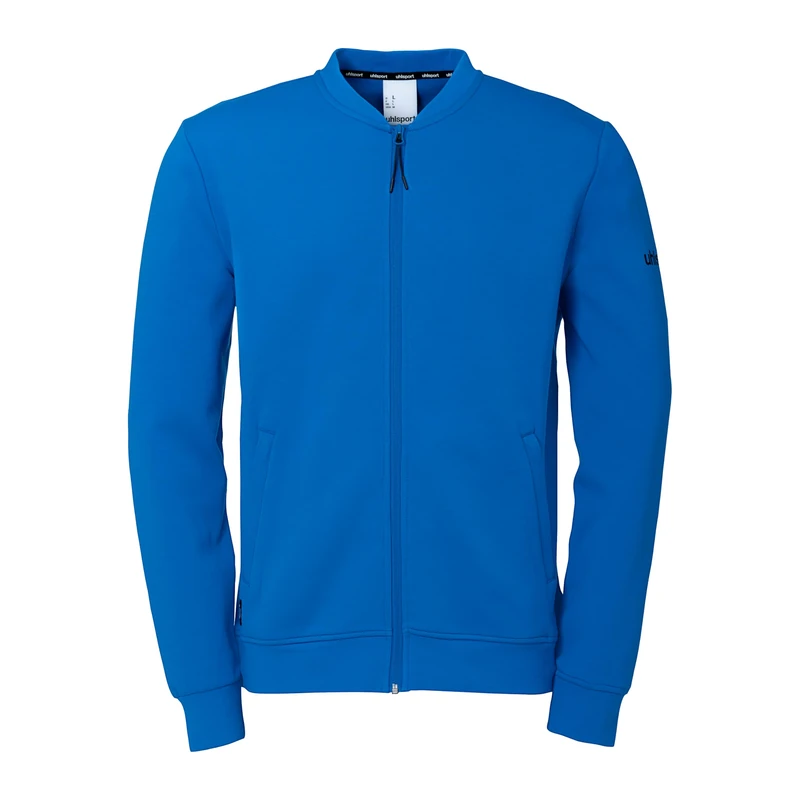 uhlsport ID College Jacket Vest for Men Going Out Jacket Sweat Jacket Sweatshirt without Hood for Men, Women and Children, azure blue, XXL