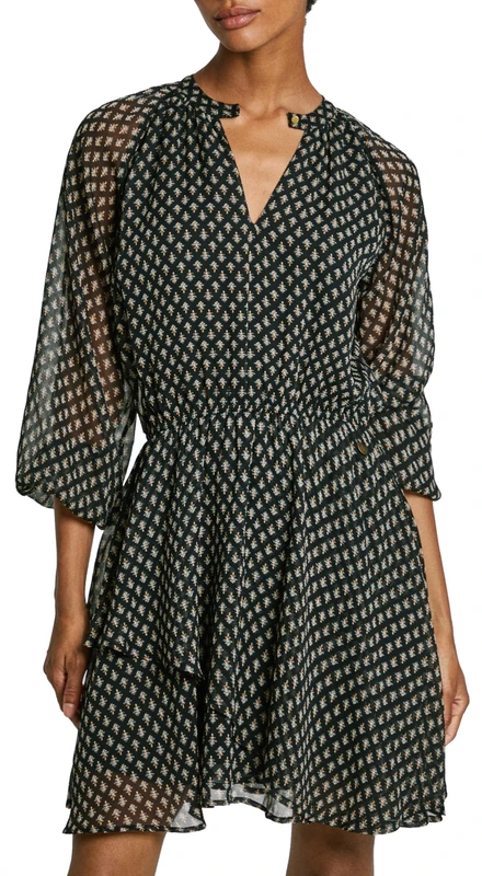 Pepe Jeans Women's Salina Dress, Brown (Earth Brown), L