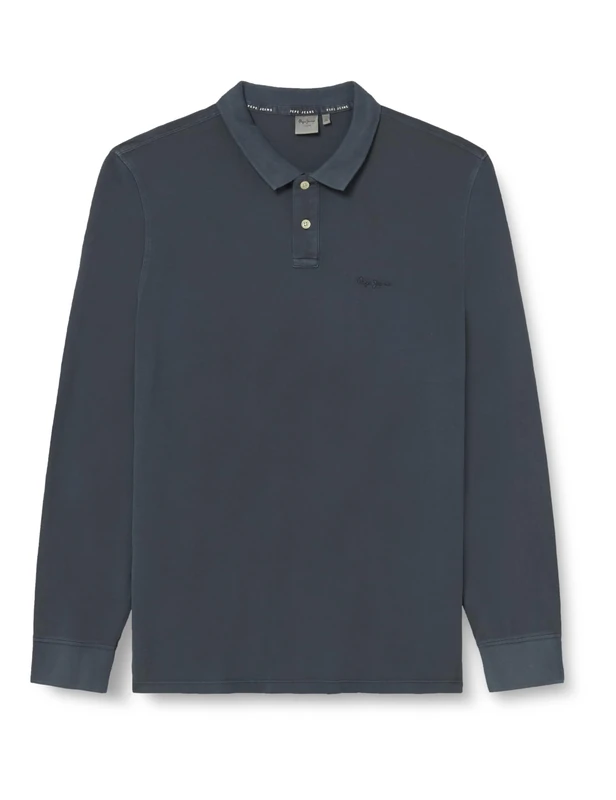 Pepe Jeans Men's New Oliver Gd Ls, Polo, Blue, XL