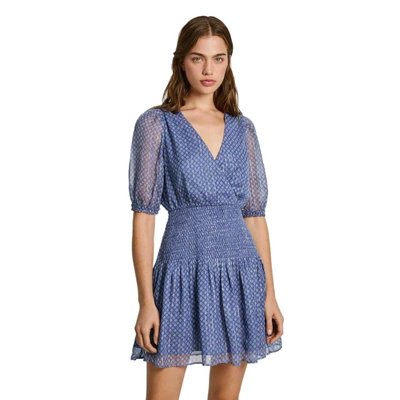 Pepe Jeans Women's Nikki, Dress, Blue, M