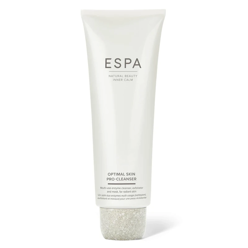 ESPA | Optimal Skin Pro-Cleanser Supersize | 200ml | 3-in-1: Cleanser, Exfoliator and Mask | Visibly Smoothes, Brightens & Hydrates | Pumpkin Enzymes, Jojoba Spheres & Essential Oils