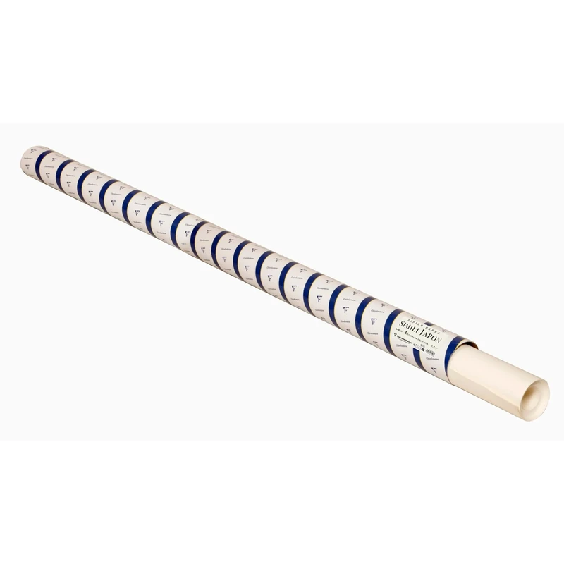 Clairefontaine 976148C - One Ivory Simili Japon Paper Roll - Smooth Surface Art Printing Paper - Dimensions: 1.96 x 5 m - 250g - Manufactured in France - Image 1
