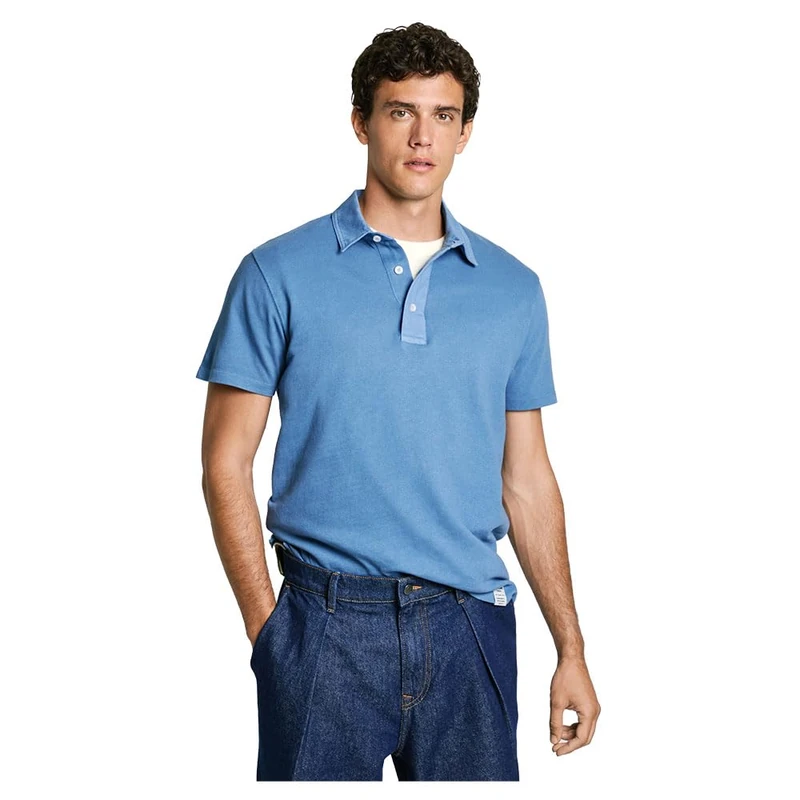 Pepe Jeans Men's Henry Ss, Polo, Blue, M - Image 1