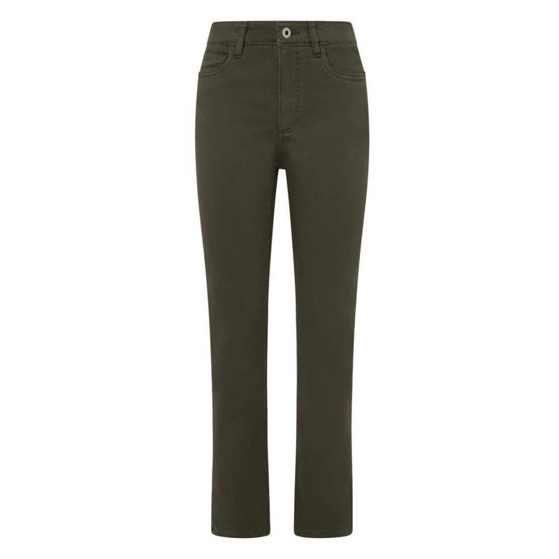 Pepe Jeans Women's Tessa, Trouser, Green, 28W/30L