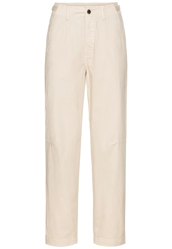 camel active Women's 377455-4F35 Pants, Weiß, 31W x 30L