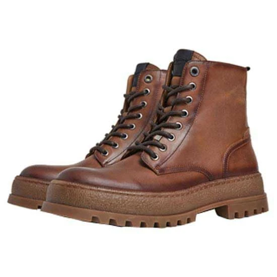Pepe Jeans Men's Lincoln Top Boots, Brown (Cognac Brown), 11 UK
