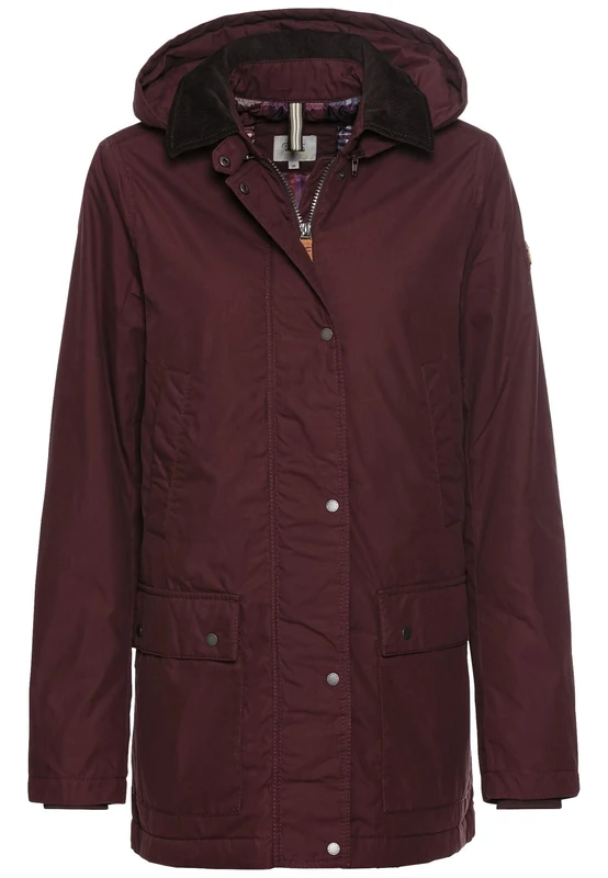 camel active Women's 320910-4r10 Jacket, DarkRed, 10