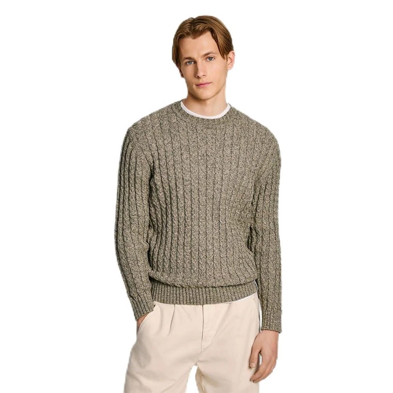 Pepe Jeans Men's Charlie, Knitwear, Green, XS
