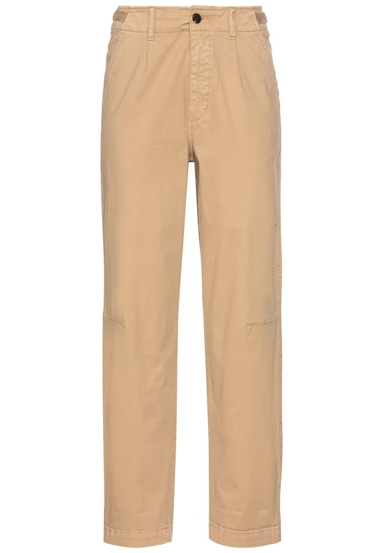 camel active Women's 377455-4F35 Pants, Beige, 33W x 32L