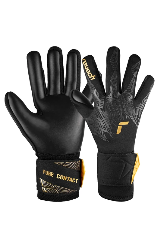 Reusch Pure Contact Infinity Junior Goalkeeper Gloves for Children Ideal for Artificial Grass
