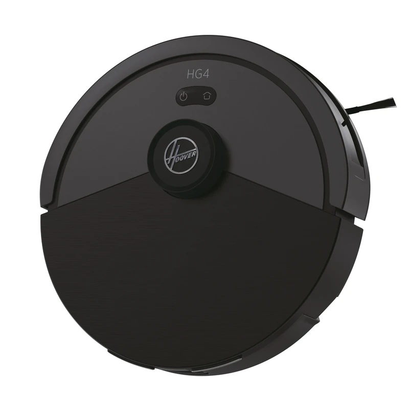 Hoover HG410D Robot Vacuum Cleaner Dry, Powerful 4000Pa Suction, All Floors, Laser Navigation, Obstacle Sensor, Charging Station, Connected, Programmable, HG4 Application Customizable